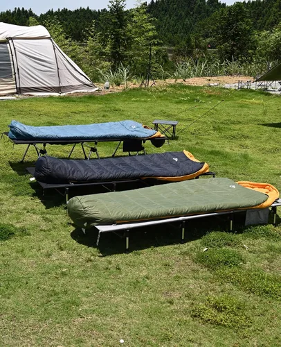 Vista 10 de iClimb Cuna plegable súper fácil de montar, ultraligera, compacta y resistente, con bolsa de transporte para adultos, camping, mochileros
