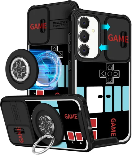 Vista 38 de Funermei Funda para teléfono Samsung Galaxy A15 5G - [2 en 1] Funda para teléfono de mujeres lindas chicas, diseño femenino de mariposa negra