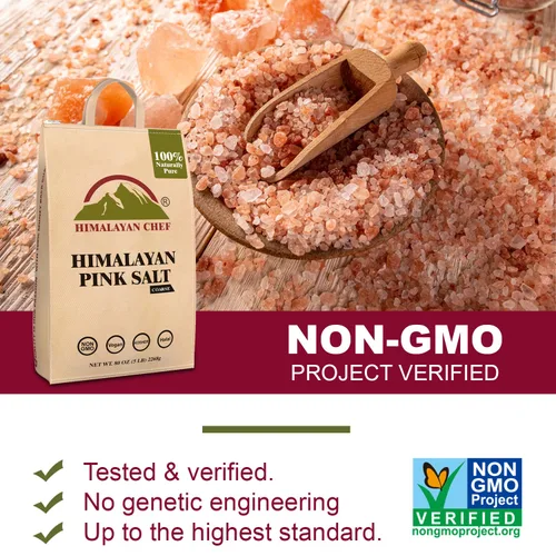 Vista 5 de Himalayan Chef Sal rosa del Himalaya, 10 libras (bolsa de 2 x 5 libras), grano grueso
