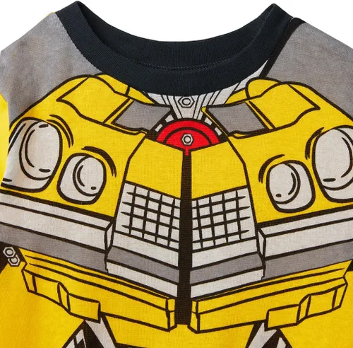 Vista 3 de Transformers Conjunto de pijama de algodón de 4 piezas para niño pequeñogrande