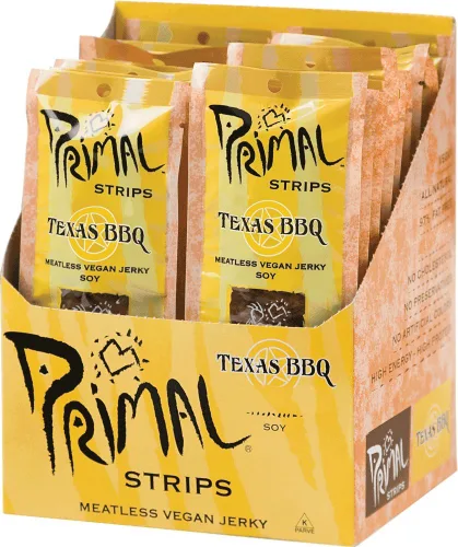 Vista 2 de Primal Strips - Cecina sin carne para barbacoa de soja Texas, 1 oz