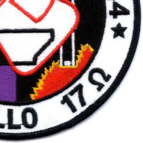 Vista 6 de CVS-14 USS Ticonderoga Parche Apolo 17