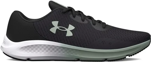 Vista 2 de Under Armour Charged Pursuit 3 - Tenis de correr para mujer, Negro