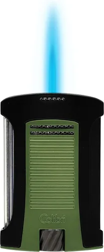 Vista 10 de Colibri Daytona - Encendedor de butano resistente al viento: llama ajustable, encendedor de puros recargable de un solo chorro, diseño ergonómico