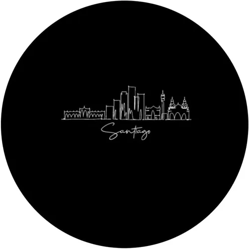 Vista 3 de city skyline Santiago Chile PopSockets PopGrip intercambiable