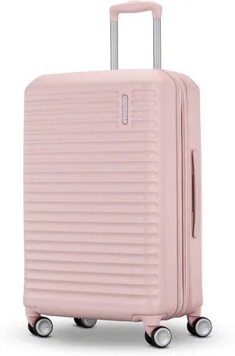 Vista 11 de American Tourister Stratum 3.0, aprobado por aerolíneas, equipaje rígido duradero, se expande 1.5", mango ajustable RightHeight, Negro
