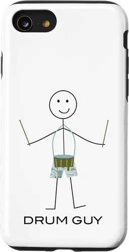 Vista 18 de Funny Men's Snare Drum Guy Boy Drummer Case for iPhone 16