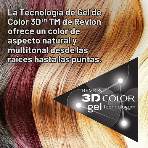 Vista 6 de Revlon Colorsilk Beautiful Color, castaño dorado medio [46] 1 unidad (paquete de 4)