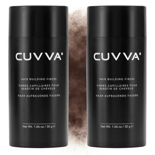 Vista 9 de CUVVA Fibras capilares para adelgazar el cabello, corrector de pérdida de cabello con queratina, cabello más grueso en 15 segundos, botella de 0.87