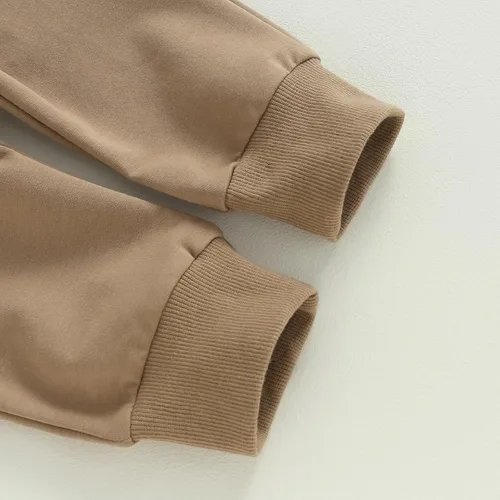 Vista 7 de AEEMCEM Conjunto de sudadera con cuello redondo y pantalones deportivos para bebé niño y niña