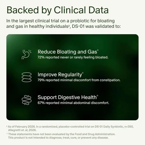 Vista 5 de Seed DS-01 Daily Synbiotic – Prebiótico y probiótico para mujeres y hombres – Salud digestiva, salud intestinal, apoyo inmunológico, hinchazón