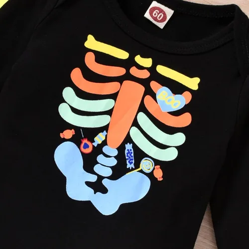 Vista 7 de Ropa de Halloween para bebés recién nacidos, niños y niñas, ropa de Halloween