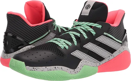 Vista 7 de adidas Tenis de baloncesto unisex Harden Stepback para adultos, NegroGrisMenta Glory, 5
