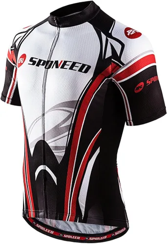 Vista 2 de Sponeed, suéter de ciclismo, mallas cortas con almohadilla, respirable, ciclismo, hombres.
