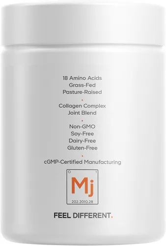 Vista 9 de Codeage Proteína de colágeno múltiple + suplemento de mezcla de articulaciones, ácido hialurónico, bromelina, cúrcuma, jengibre, boswellia