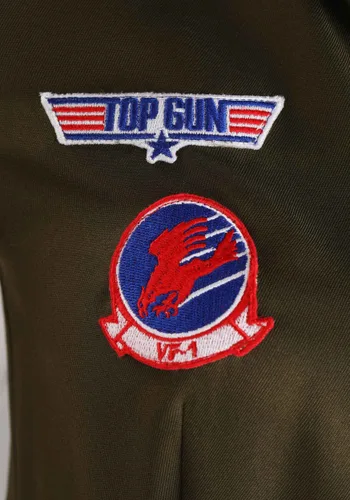 Vista 3 de Disfraz de Vestido Traje de Vuelo Top Gun para Mujer Talla Plus Multicolor