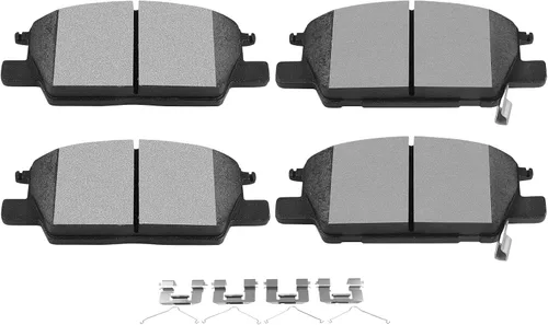 Vista 11 de SCITOO Juego de pastillas de freno semimetálicas delanteras D412 para Chevrolet Camaro 1988-1991, Chevrolet Corvette 1988-1996, Pontiac Firebird
