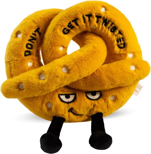 Vista 9 de Punchkins Peluche de pata de pollo, divertido peluche con texto en inglés "It's Leg Day", regalo para los amantes del humor, bonito juguete