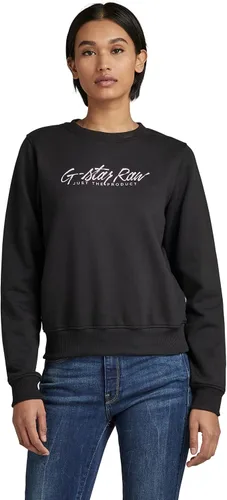 Vista 12 de G-STAR Sudadera de cuello redondo con estampado prémium para hombre Resumen: Azul