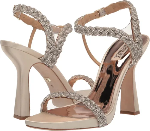 Vista 7 de Badgley Mischka Sandalia de tacón de hinojo para mujer