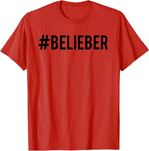 Vista 25 de Justin Bieber Camiseta oficial #Belieber Hashtag