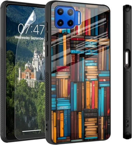 Vista 14 de Funda para Motorola Moto Edge 2022, cubierta trasera de vidrio templado con protector de pantalla, funda protectora a prueba de golpes para Motorola