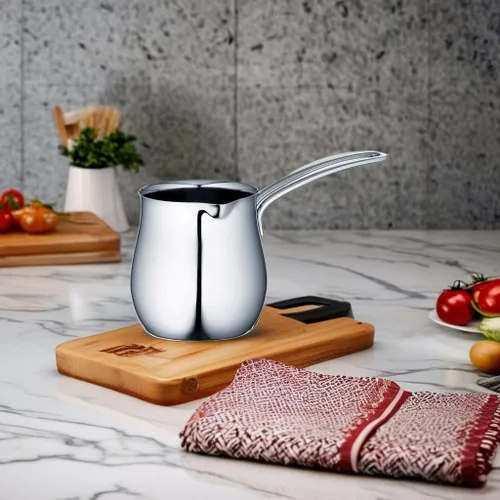 Vista 5 de Cuisinox Cafetera turca Cezve de acero inoxidable, 12 onzas