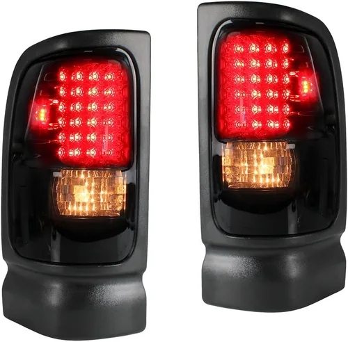 Vista 8 de Luces traseras LED para RAM 1500 1994-2001, luces traseras LED negras ahumadas para Dodge RAM 1500/2500 / 3500 1994 1995 1996 1997 1998 1999 2001