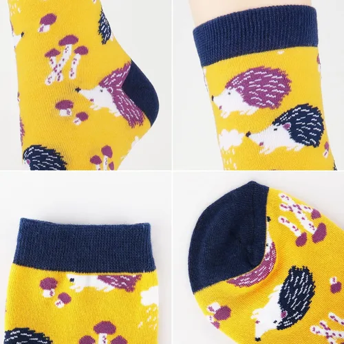 Vista 3 de Jeasona Calcetines divertidos para mujer lindos animales divertidos y divertidos regalos de algodón