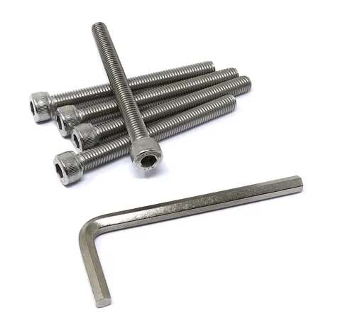 Vista 24 de iexcell Kit de tornillos de cabeza hexagonal de acero inoxidable 304, 100 unidades M2 x 0.157 in, paso de rosca de 0.016 in
