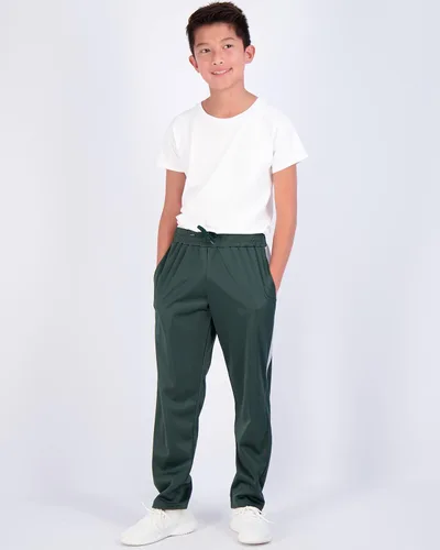 Vista 4 de Real Essentials Paquete de 3 pantalones deportivos de tricot con forro polar y bolsillos para niño