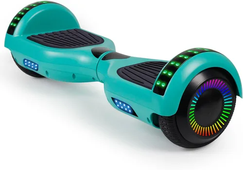 Vista 12 de FLYING-ANT Patinete autoequilibrante de 16.51 cm con altavoz y luces LED rojas