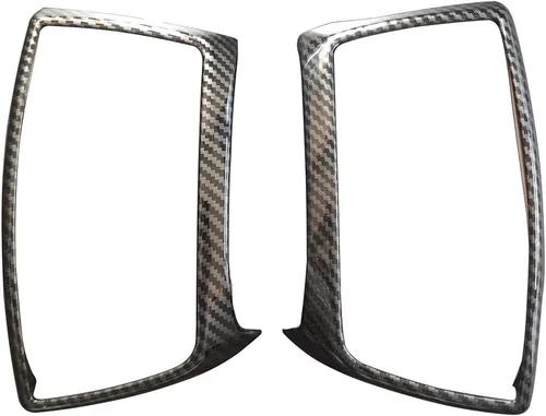 Vista 5 de 4 piezas de fibra de carbono color aire acondicionado cubierta de ventilación para Ford Ranger accesorios 2015 2016 2017 2018 2019 2020 2021 ABS