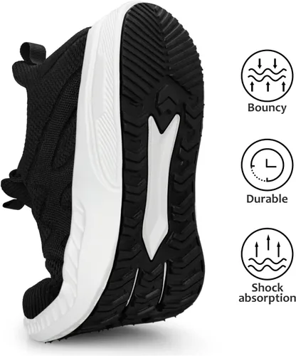 Vista 3 de Feethit Tenis de correr para mujer, ligeros, antideslizantes, cómodos, a la moda