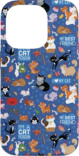 Vista 17 de Disney Carcasa para iPhone 17, diseño de gatos I Love My Cat