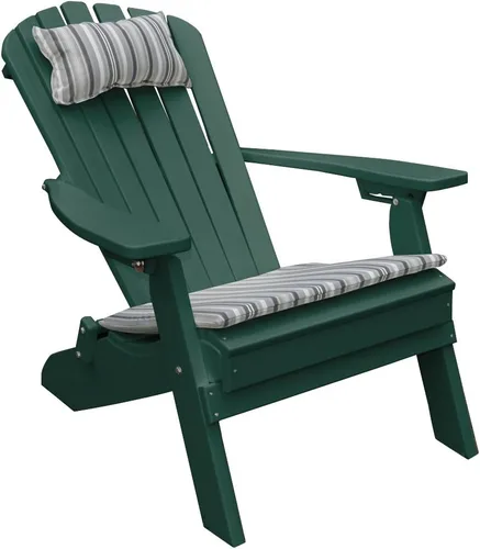 Vista 8 de A & L Furniture Polywood - Silla Adirondack plegable/reclinable, tamaño único, Naranja