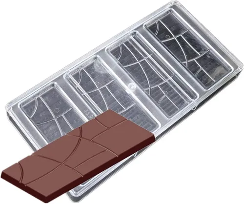 Vista 16 de LoBake Multi Designs - Palitos de media bola, cubo especial TAI JI Trigon, molde de policarbonato para chocolate, moldes para cubitos de hielo 0302