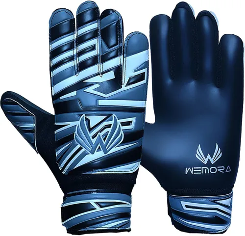 Vista 8 de Guantes de portero de fútbol para niños y jóvenes junior de 4mm antideslizantes con agarre fuerte en la palma