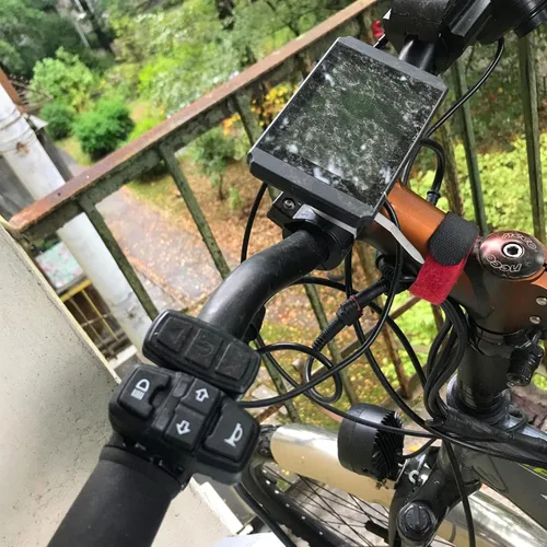 Vista 6 de Interruptor de bocina para faros delanteros de motocicleta, 48 V, impermeable, interruptor de encendido/apagado para scooter bicicleta eléctrica