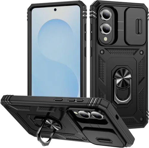 Vista 30 de Funda para Galaxy Note 20 Ultra, a prueba de golpes, resistente a los impactos con cubierta protectora de lente deslizante para Samsung Galaxy Note