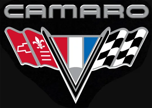 Vista 3 de JH DESIGN GROUP Sudadera con capucha Chevy Camaro con emblema de bandera en V para hombre