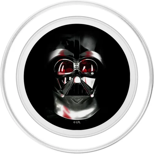 Vista 2 de Star Wars Máscara de Darth Vader Reflejo en sus ojos PopSockets MagSafe PopGrip para iPhone