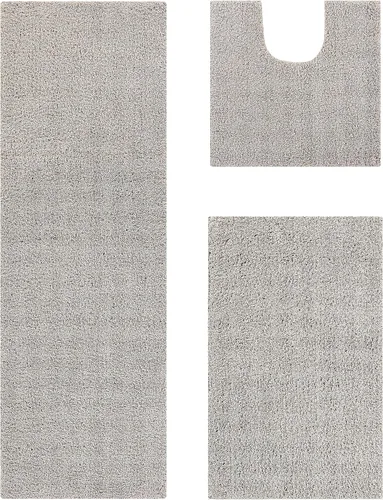 Vista 55 de Better Trends Micro Collection - Tapetes de baño, alfombra suave, alfombra de felpa absorbente, alfombra de baño 100% poliéster para suelo de baño