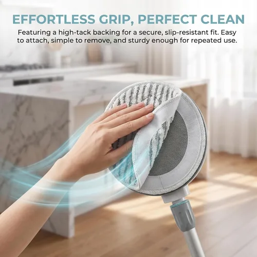 Vista 3 de 10Pack Steam Mop Replacement Pads,Washable Microfiber Scrub Pads