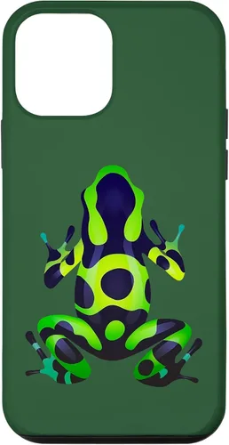 Vista 16 de Green & Black Poison Dart Frog Colored Exotic Amphibian Pet Case for iPhone 16