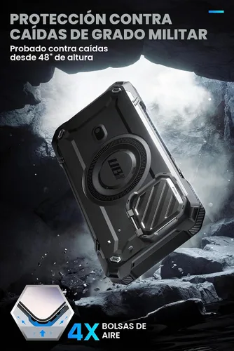 Vista 6 de SUPCASE Funda para iPhone 15 Pro (6.1 pulgadas) con soporte para cámara Compatible con MagSafe, protección contra caídas de grado militar Negro