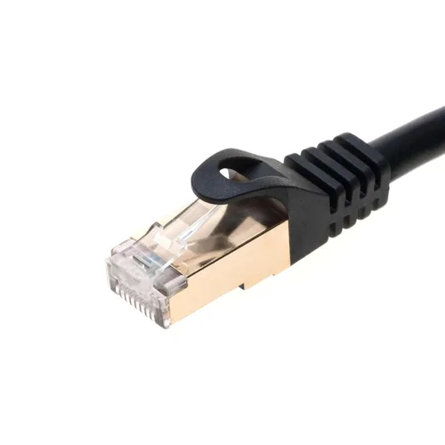 Vista 4 de Cables Direct Online Cable de conexión Ethernet de cobre Cat7 S/FTP de 6 pies, cable de Internet, compatible con PC, laptop, módem, enrutador