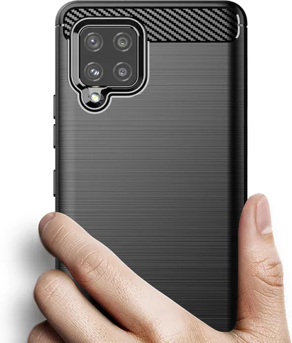 Vista 3 de Osophter Para Galaxy A42 5G Case Samsung M42 5G Caso Absorción de Golpes Flexible TPU Caucho Protector Teléfono Celular Cubierta para Samsung Galaxy