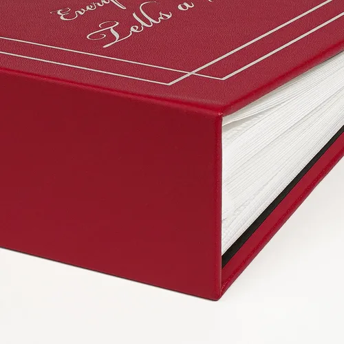 Vista 2 de Álbum de fotos de 4 x 6 pulgadas (10 x 15 cm) con 50 fotos, cubierta de cuero, álbum de fotos para bodas, gran capacidad, libro de imágenes