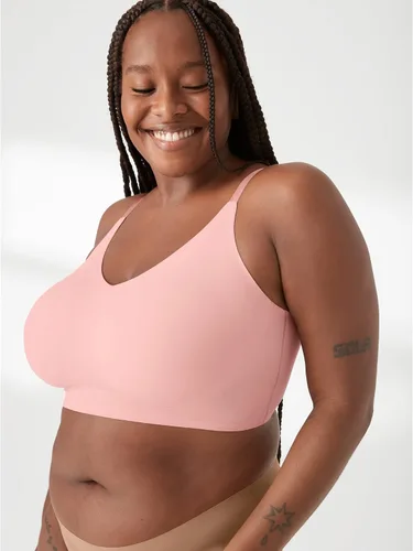 Vista 3 de True & Co Brasier de tirantes ajustables con triángulo para mujer